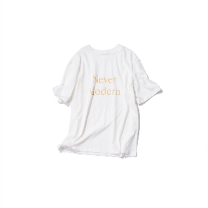 soft ソフト / プリントロゴTシャツ（WHITE)