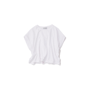 COULEURクレール　/バックピンタックTシャツ（WHITE)