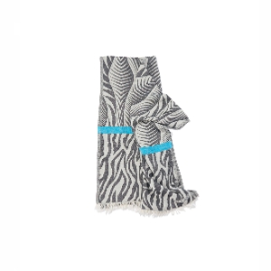 AELIA ANNA�@�A�G���A�A���i�^�[�u�����R�b�g���i�`�������X�g�[���iblack x turquoise)