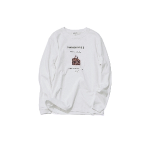 ANGE IN DISGUISE �A���W �C�� �f�B�X�K�C�Y  / VINTAGE 1970'S �����O�X���[�uT�V���c(white)